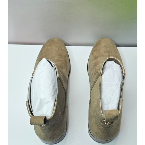 Ralph Lauren Brylee Brylee Leather Low Stacked Heel Ankle Boots Size 8.5 NWT - Picture 6 of 7